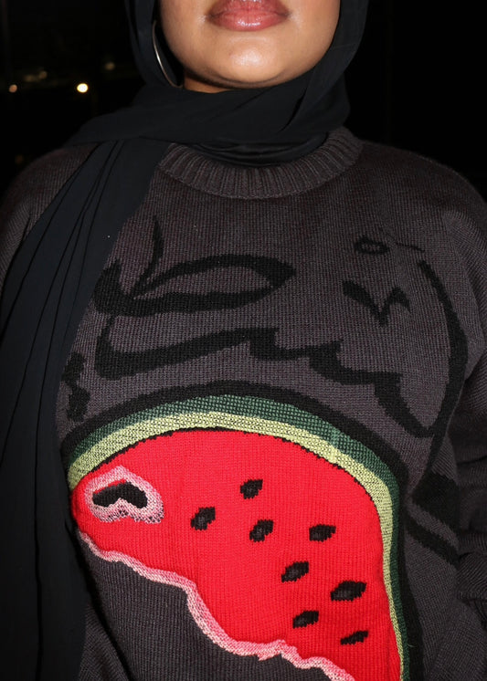 Palestinian watermelon Sweatshirt (Embroidered)